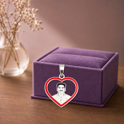 Heart with Color Pendant