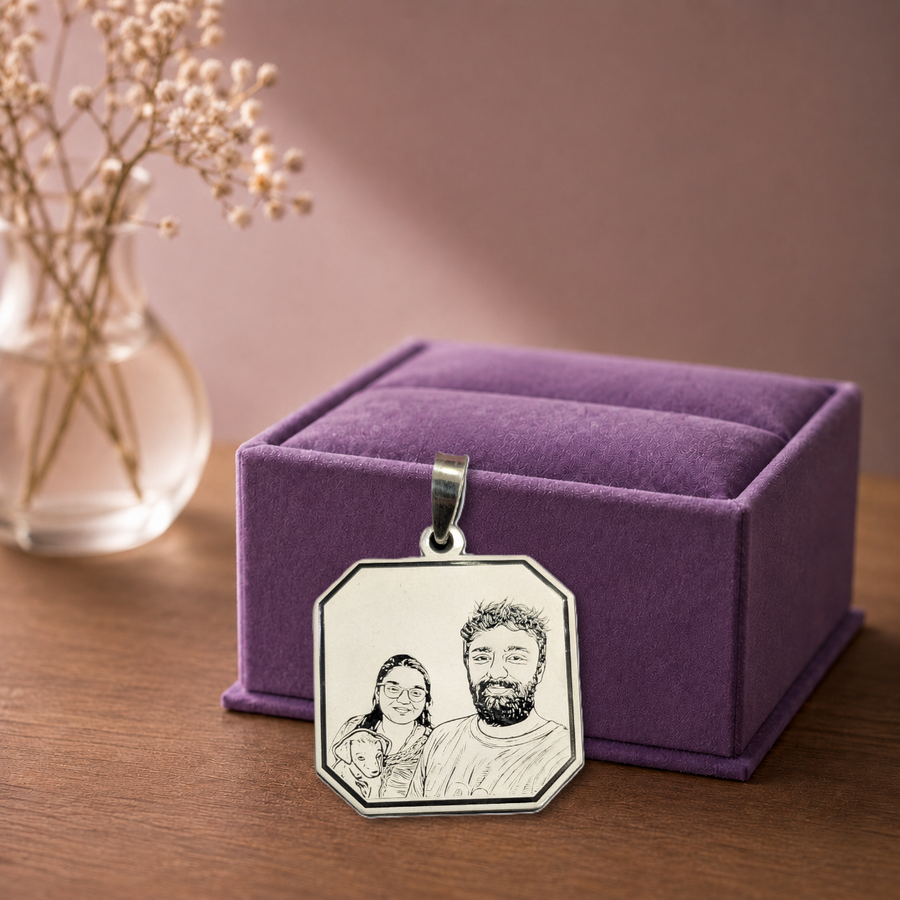 Octagonal Shape Pendant