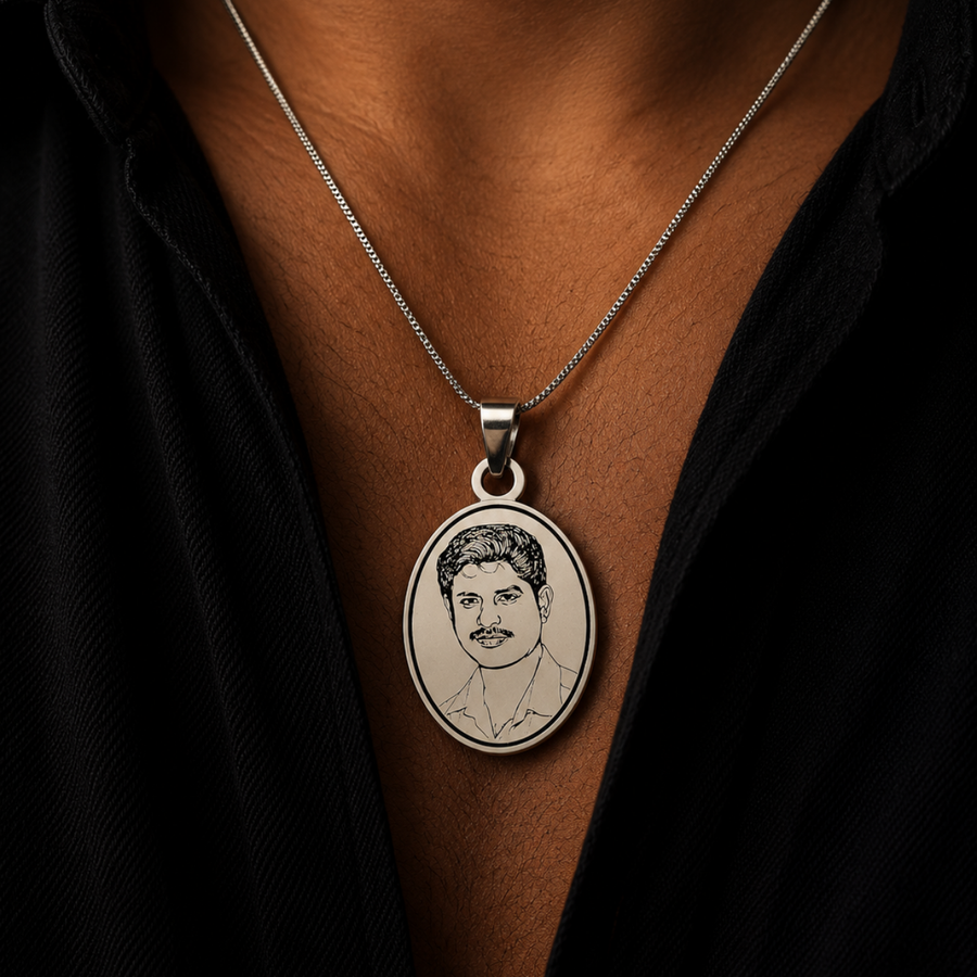 Oval Pendant (Vertical)