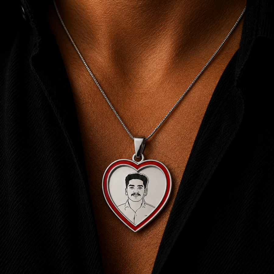 Heart with Color Pendant