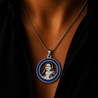 Round with Color Pendant