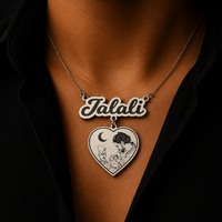 Name with Heart Pendant