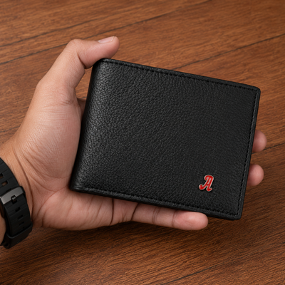 Enamel Initial Wallet