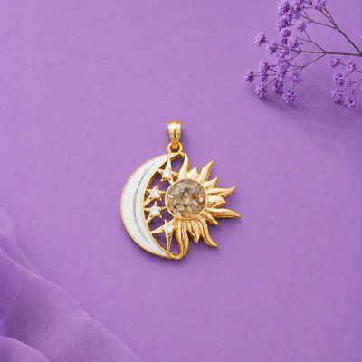 Sun, Moon & Stars Mother Milk Pendant