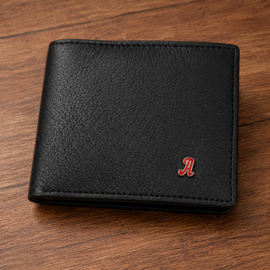 Enamel Initial Wallet