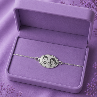 Photo Engraved Bracelet