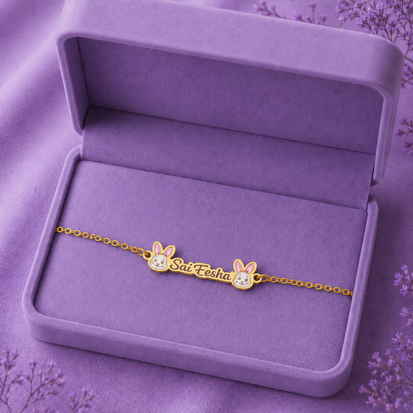 Name engraved bracelet