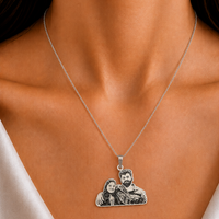 Couple Photo Pendant