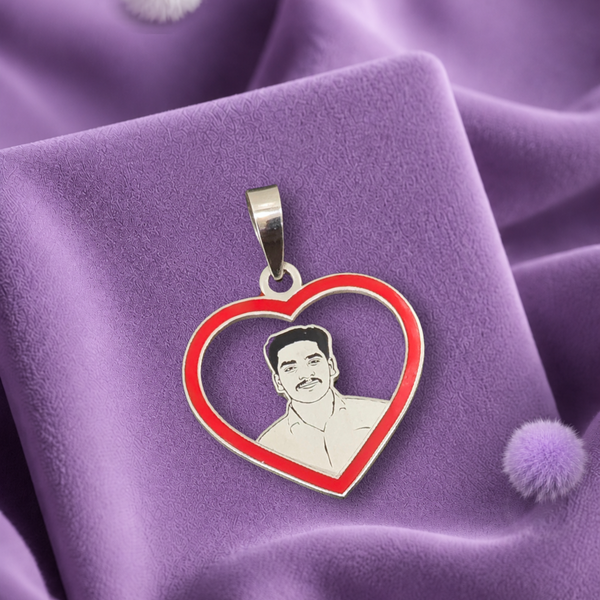 Heart with Color Pendant