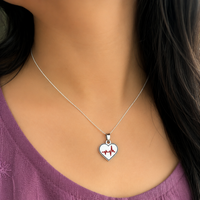 ECG- Wave Heart Pendant