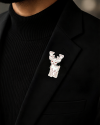 Customized Deer Brooch Pin