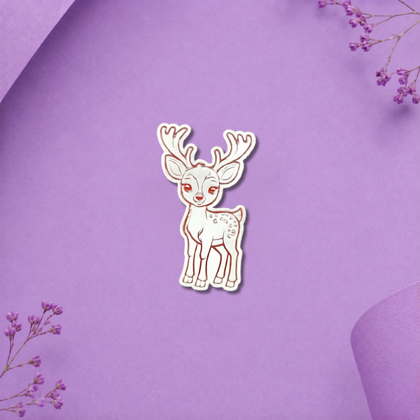 Customized Deer Brooch Pin