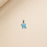 Enamel Letter Pendant