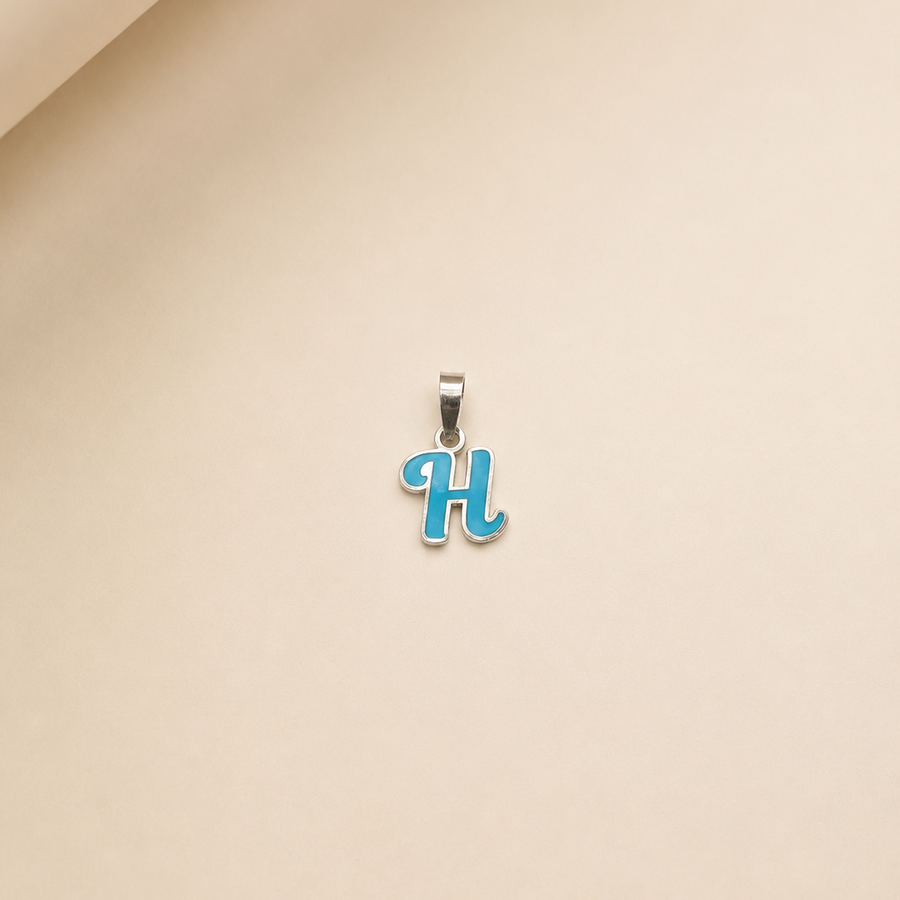 Enamel Letter Pendant