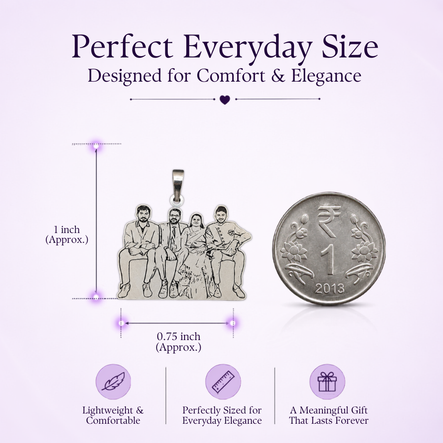 Family Photo Pendant