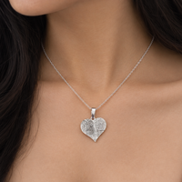 Fingerprint Heart Pendant