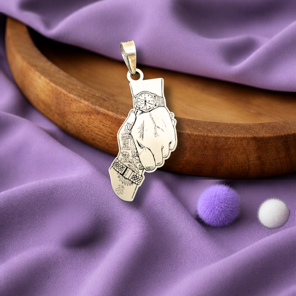 Holding Hands Pendant