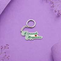 Name Enamel Keychain