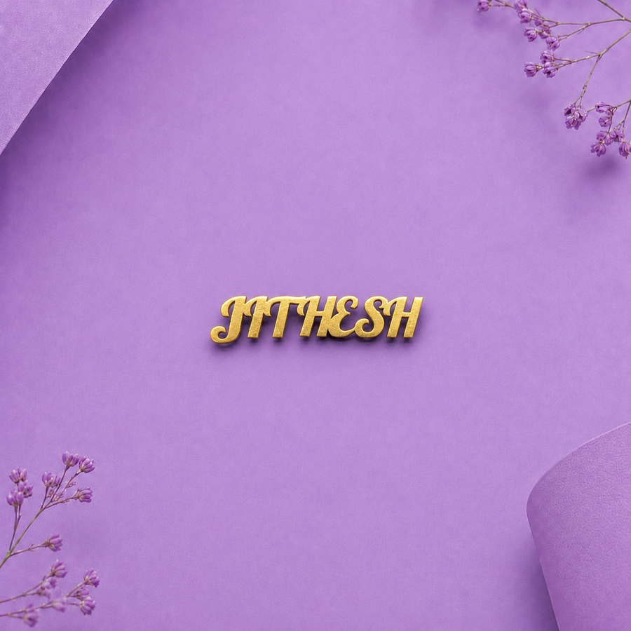 Personalized Name Brooch pin