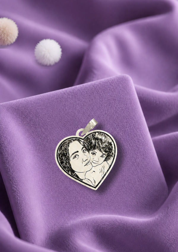 Full Size Heart Pendant